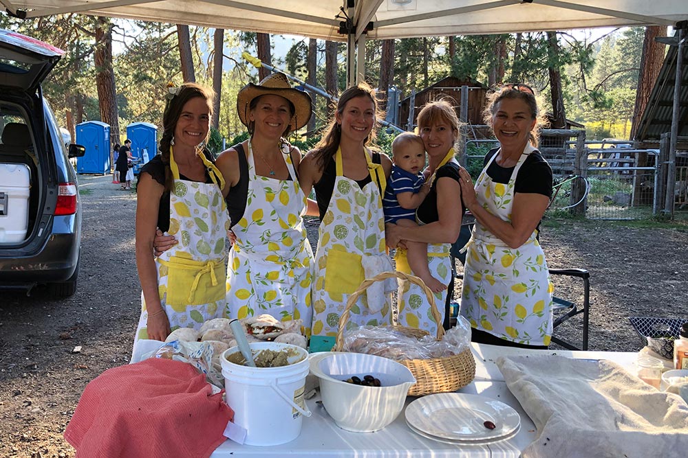 volunteers at The Crest Fest